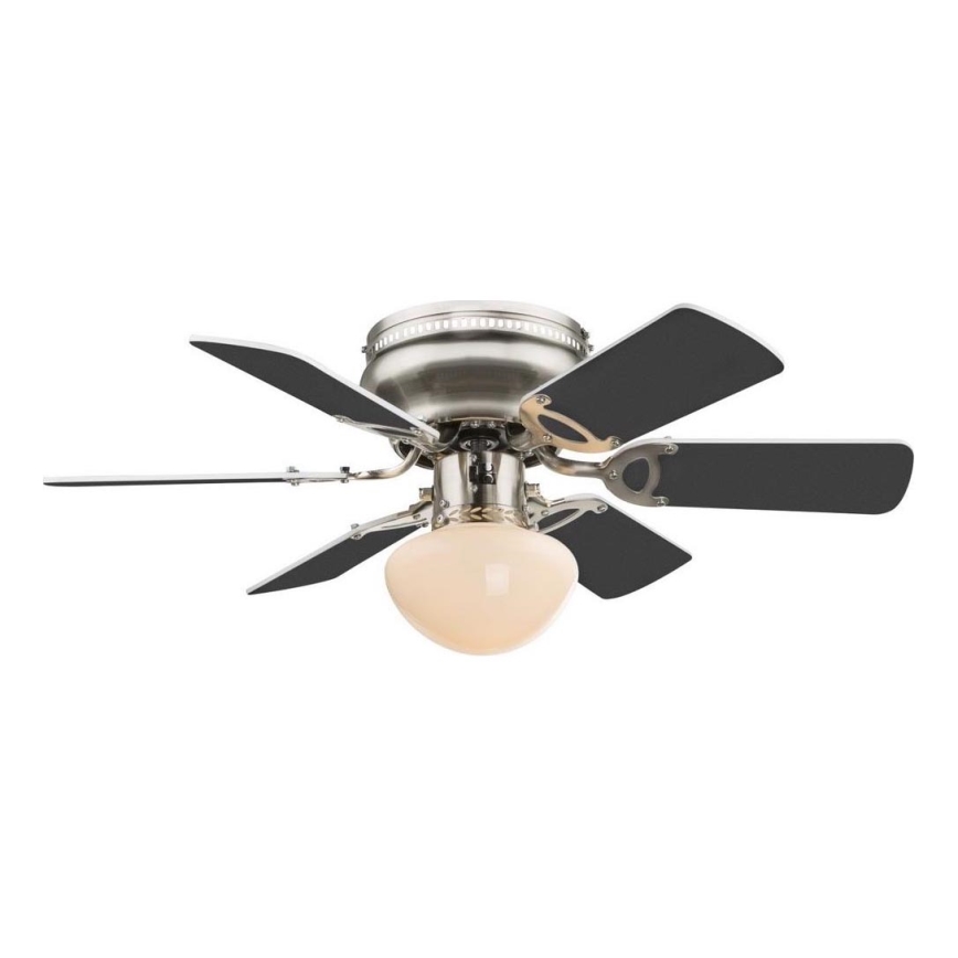 ZEVENTI - Ventoinha de teto GALDANA 1xE27/60W/230V cinzento/branco
