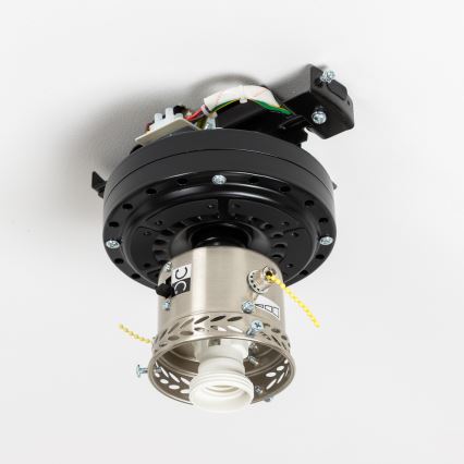 ZEVENTI - Ventoinha de teto GALDANA 1xE27/60W/230V cinzento/branco