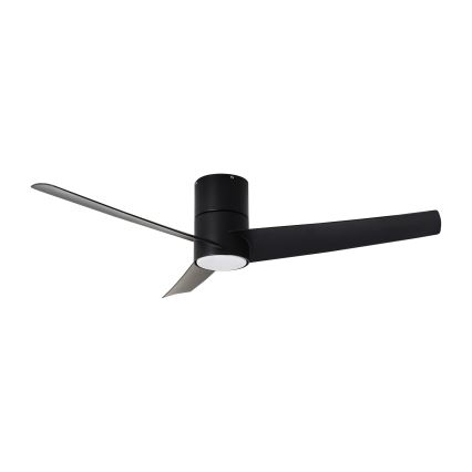 ZEVENTI - Ventoinha de teto LED com regulação BARROSA LED/18W/230V 3000-6000K Wi-Fi Tuya preto + comando