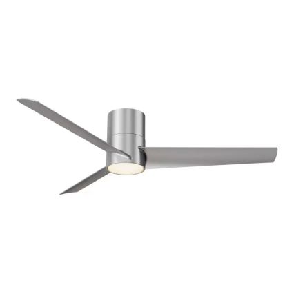ZEVENTI - Ventoinha de teto LED com regulação BARROSA LED/18W/230V 3000-6000K Wi-Fi Tuya cromado mate + comando