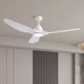 ZEVENTI - Ventoinha de teto LED com regulação URBINO LED/20W/230V 3000-6000K Wi-Fi Tuya branco + comando