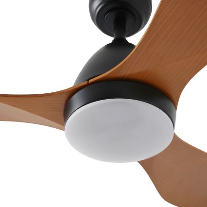 ZEVENTI - Ventoinha de teto LED com regulação MURO LED/18W/230V 3000-6000K Wi-Fi Tuya preto + comando