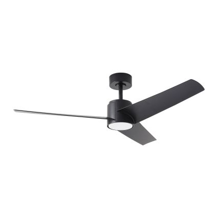 ZEVENTI - Ventoinha de teto LED com regulação ORVIETO LED/18W/230V 3000-6000K Wi-Fi Tuya preto + comando
