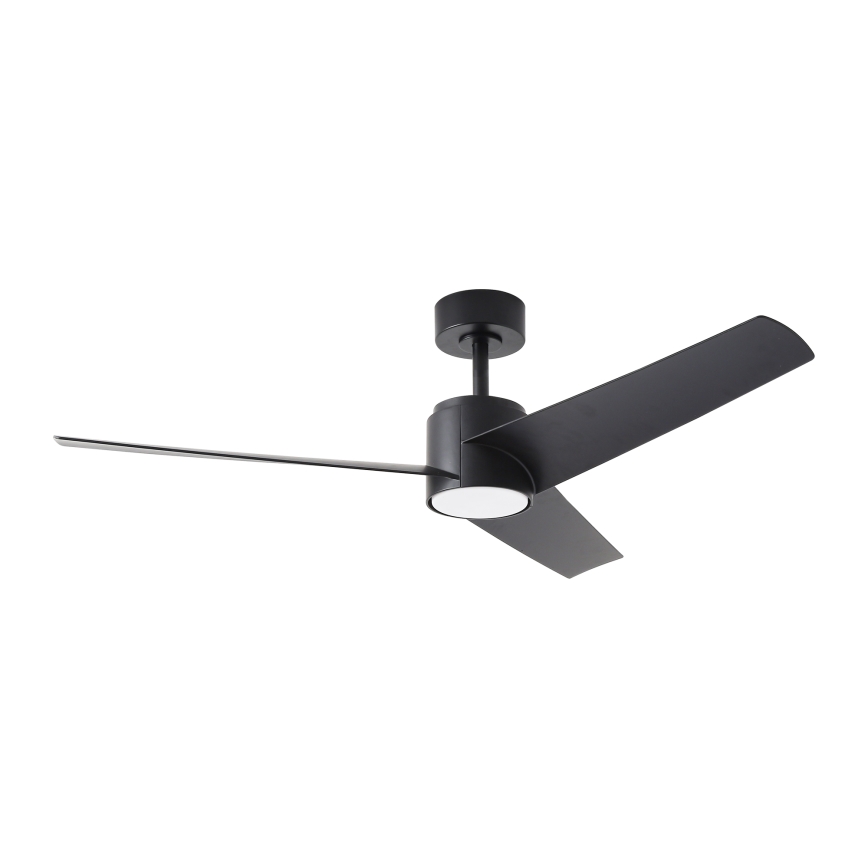ZEVENTI - Ventoinha de teto LED com regulação ORVIETO LED/18W/230V 3000-6000K Wi-Fi Tuya preto + comando
