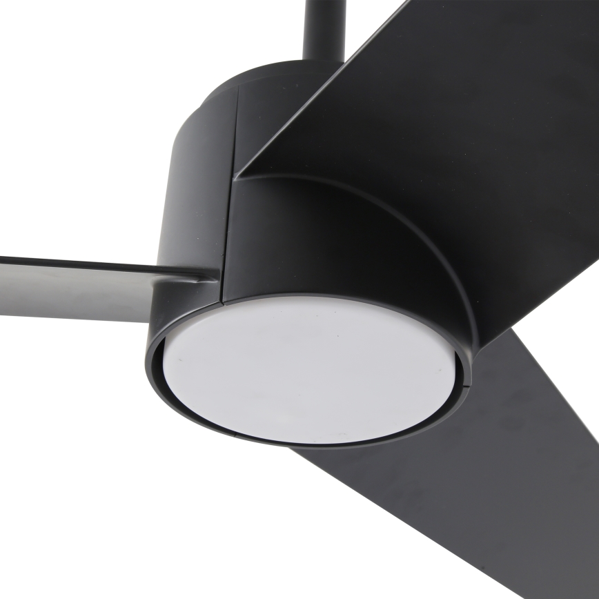 ZEVENTI - Ventoinha de teto LED com regulação ORVIETO LED/18W/230V 3000-6000K Wi-Fi Tuya preto + comando