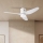 ZEVENTI - Ventoinha de teto LED PADUA LED/18W/230V 3000-6000K Wi-Fi Tuya branco + comando