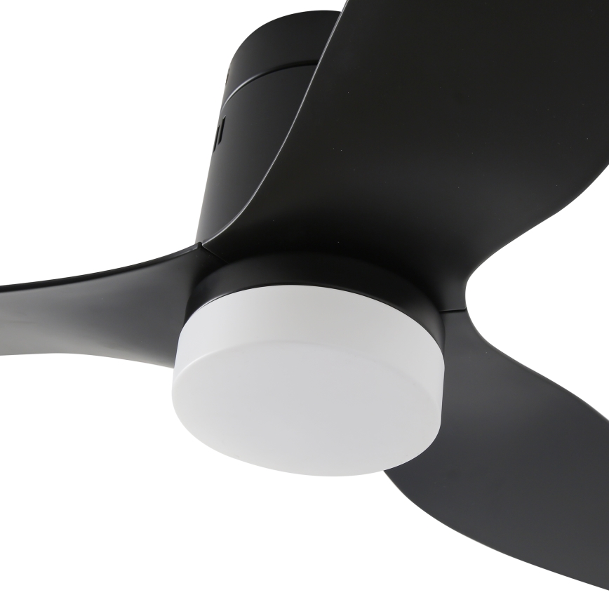 ZEVENTI - Ventoinha de teto LED com regulação PADUA LED/18W/230V 3000-6000K Wi-Fi Tuya preto + comando