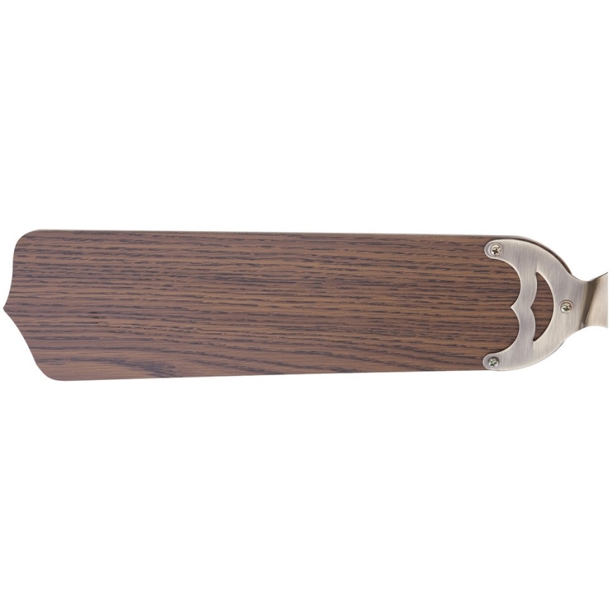 ZEVENTI - Ventoinha de teto NAVAGIO 1xE27/60W/230V castanho