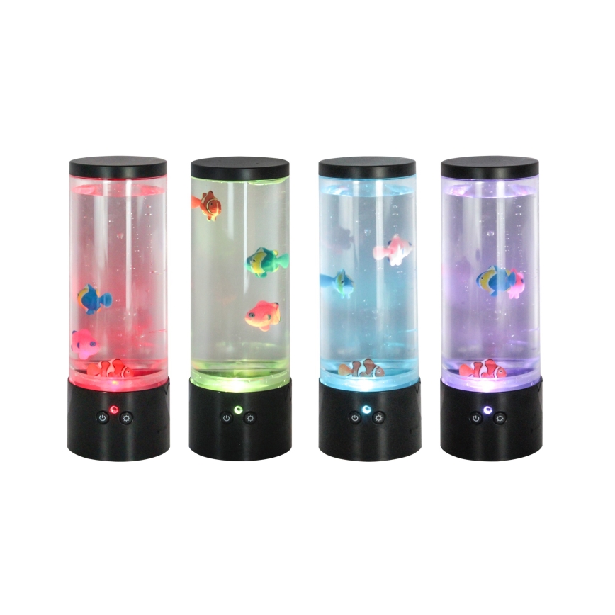 Zuma Line - Candeeiro de mesa LED RGB com regulação LED/1W/5V + comando