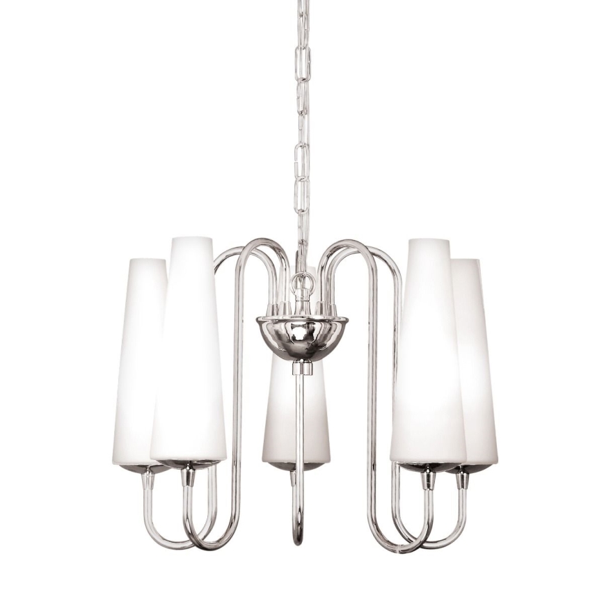 Zuma Line - Candelabro suspenso 5xE14/40W/230V cromado brilhante