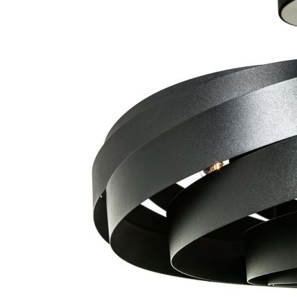 Zuma Line - Candelabro suspenso 4xE27/40W/230V preto