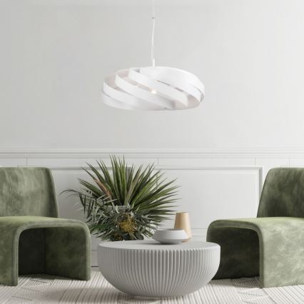 Zuma Line - Candelabro suspenso 4xE27/40W/230V branco