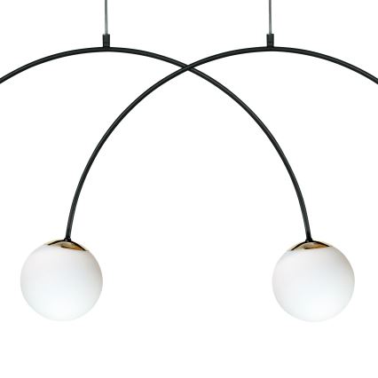 Zuma Line - Lustre suspenso por cabo 4xE14/10W/230V preto