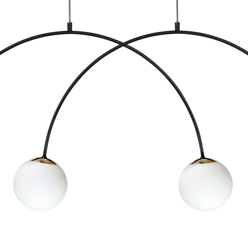 Zuma Line - Lustre suspenso por cabo 4xE14/10W/230V preto