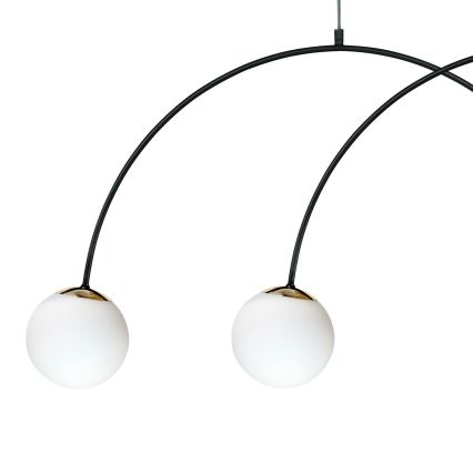 Zuma Line - Lustre suspenso por cabo 4xE14/10W/230V preto