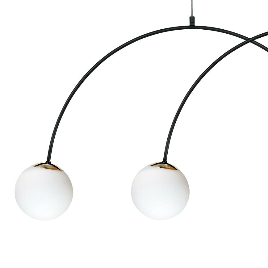 Zuma Line - Lustre suspenso por cabo 4xE14/10W/230V preto
