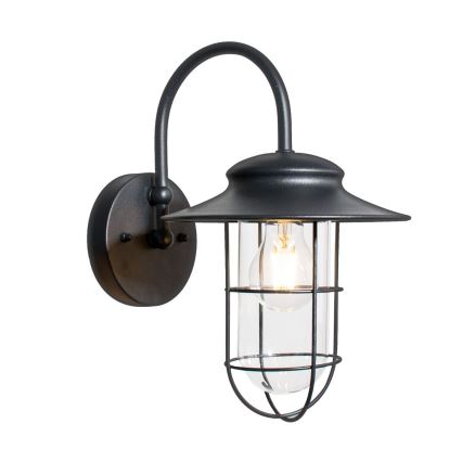 Zuma Line - Candeeiro de parede exterior 1xE27/60W/230V IP44 preto