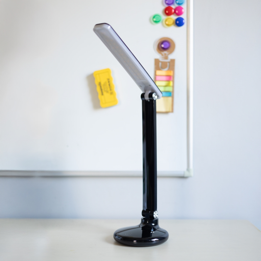Zuma Line - Candeeiro de mesa LED/6W/1200 mAh 3000/4500/6000K CRI 90 preto