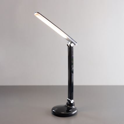 Zuma Line - Candeeiro de mesa LED/6W/1200 mAh 3000/4500/6000K CRI 90 preto