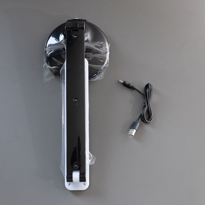 Zuma Line - Candeeiro de mesa LED/6W/1200 mAh 3000/4500/6000K CRI 90 preto