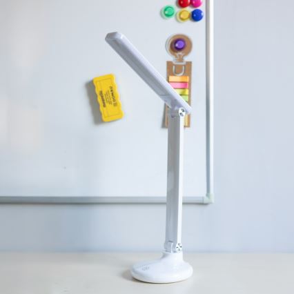 Zuma Line - Candeeiro de mesa LED/6W/1200 mAh 3000/4500/6000K CRI 90 branco