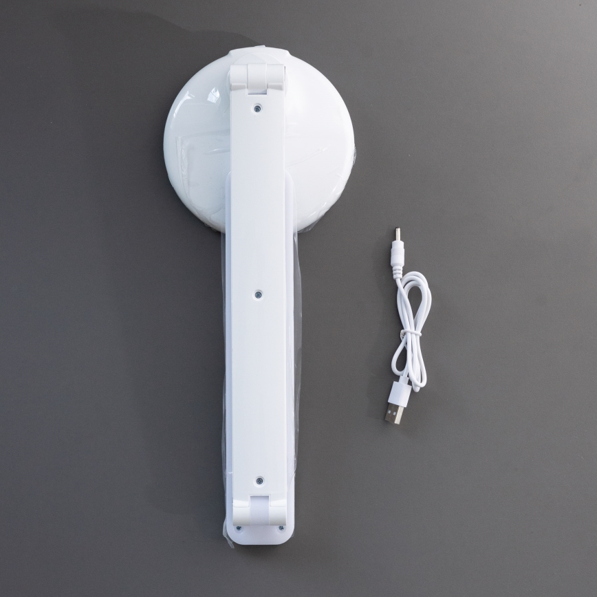 Zuma Line - Candeeiro de mesa LED/6W/1200 mAh 3000/4500/6000K CRI 90 branco