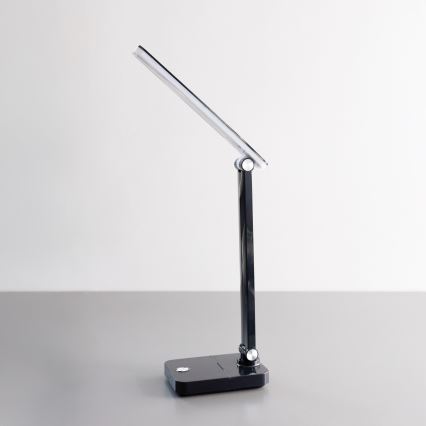 Zuma Line - Candeeiro de mesa LED/8W/1200 mAh 3000/4500/6000K CRI 90 preto