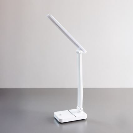 Zuma Line - Candeeiro de mesa LED/8W/1200 mAh 3000/4500/6000K CRI 90 branco