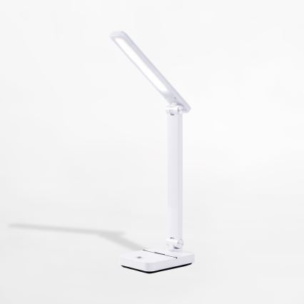 Zuma Line - Candeeiro de mesa LED/8W/1200 mAh 3000/4500/6000K CRI 90 branco