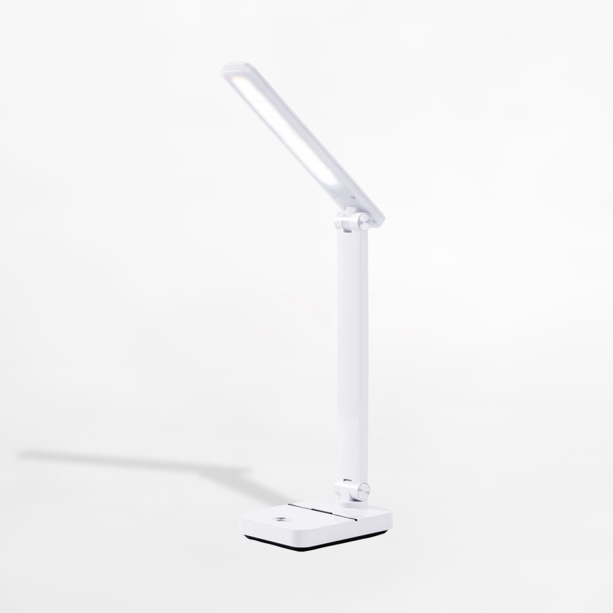 Zuma Line - Candeeiro de mesa LED/8W/1200 mAh 3000/4500/6000K CRI 90 branco