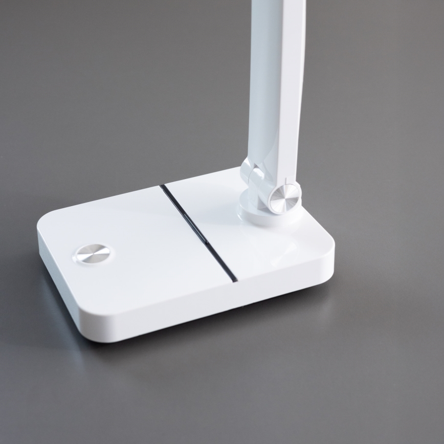 Zuma Line - Candeeiro de mesa LED/8W/1200 mAh 3000/4500/6000K CRI 90 branco