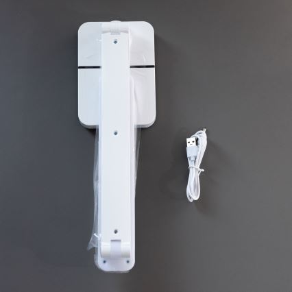 Zuma Line - Candeeiro de mesa LED/8W/1200 mAh 3000/4500/6000K CRI 90 branco