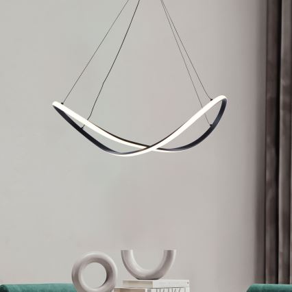 Zuma Line - Candeeiro suspenso LED LED/45W/230V 3000/4000/6000K preto