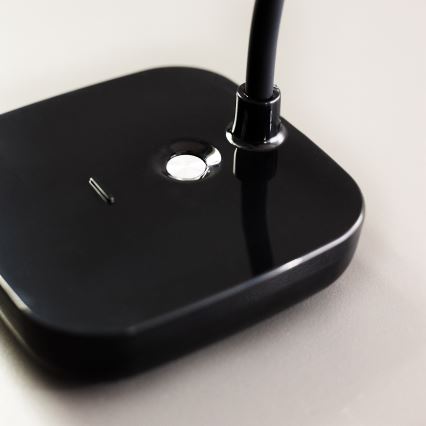 Zuma Line - Candeeiro de mesa LED/7W/1200 mAh 3000/4500/6000K preto