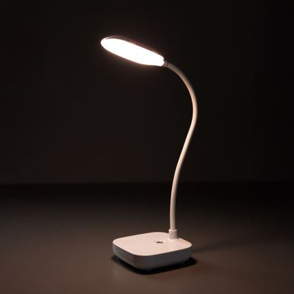 Zuma Line - Candeeiro de mesa LED/7W/1200 mAh 3000/4500/6000K branco