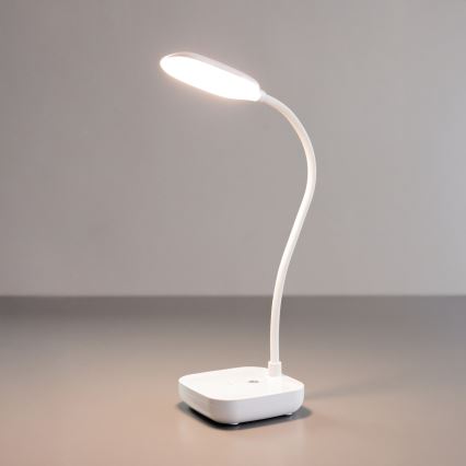 Zuma Line - Candeeiro de mesa LED/7W/1200 mAh 3000/4500/6000K branco