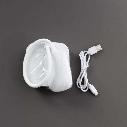 Zuma Line - Candeeiro de mesa LED/7W/1200 mAh 3000/4500/6000K branco