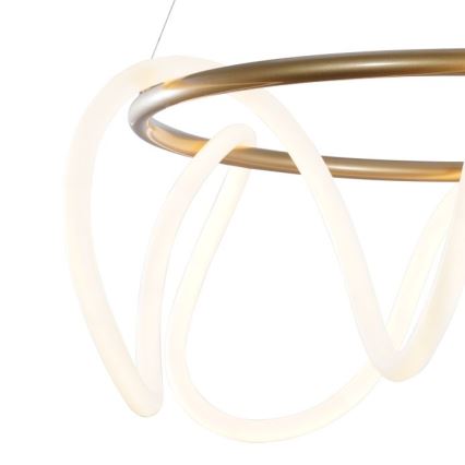 Zuma Line - Candeeiro suspenso LED LED/58W/230V 3000/4000/6000K dourado