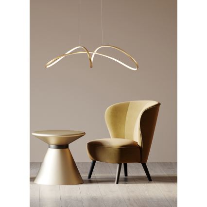 Zuma Line - Candeeiro suspenso LED LED/50W/230V 3000/4000/6000K dourado
