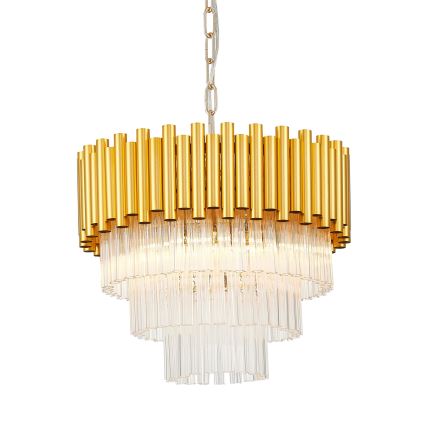 Zuma Line - Candeeiro suspenso 4xE14/40W/230V dourado