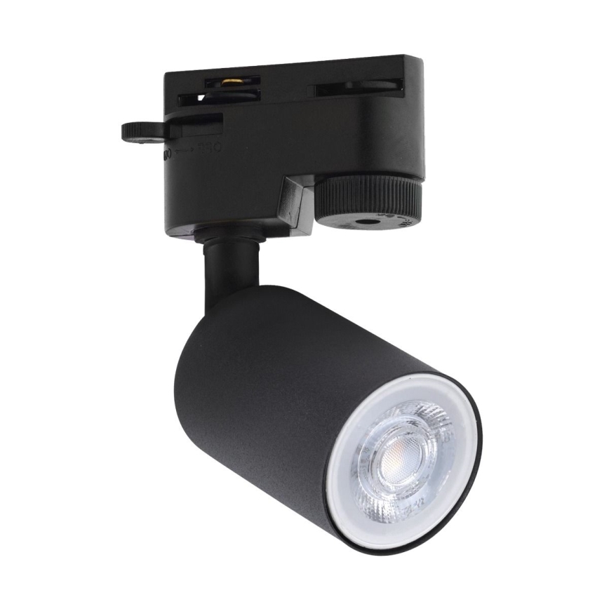 Zuma Line - Foco para sistema de carril 6xGU10/10W/230V preto + acessórios para carril