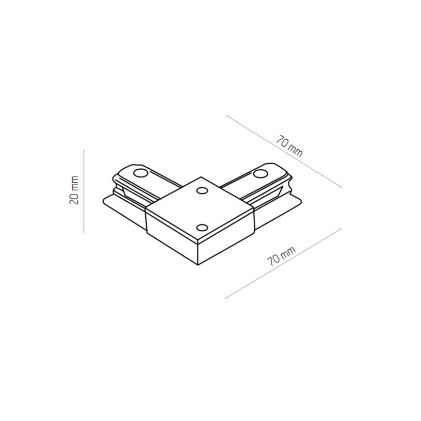 Zuma Line - Foco para sistema de carril 6xGU10/10W/230V preto + acessórios para carril