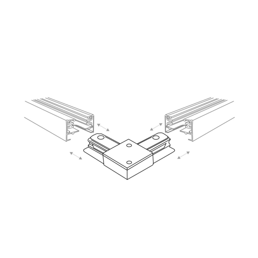 Zuma Line - Foco para sistema de carril 6xGU10/10W/230V branco + acessórios para carril