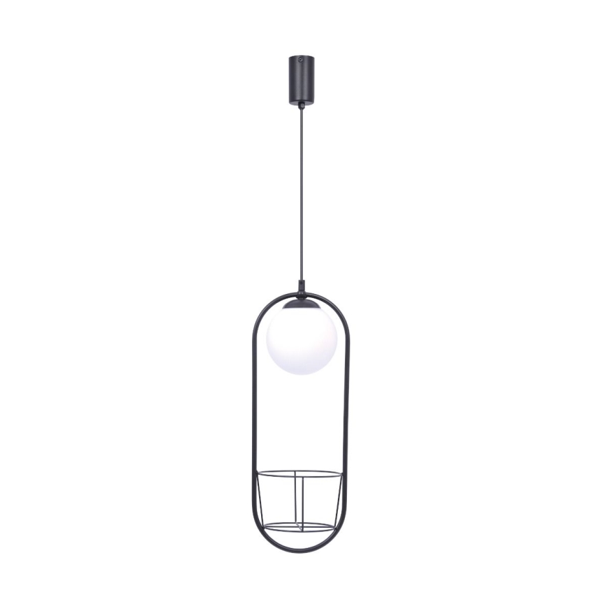 Zuma Line - Candelabro suspenso 1xE14/40W/230V preto