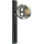 Zuma Line - Aplique de parede 1xG9/8W/230V preto/preto fumado