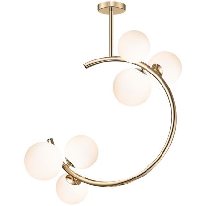Zuma Line - Candeeiro suspenso 6xG9/33W/230V dourado