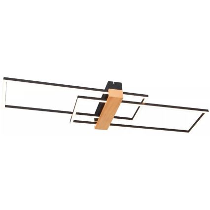 Zuma Line - Iluminação de teto LED LED/39W/230V 3000K preto/pinho