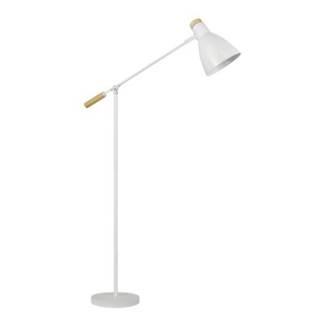 Zuma Line - Candeeiro de chão 1xE27/60W/230V branco/pinho