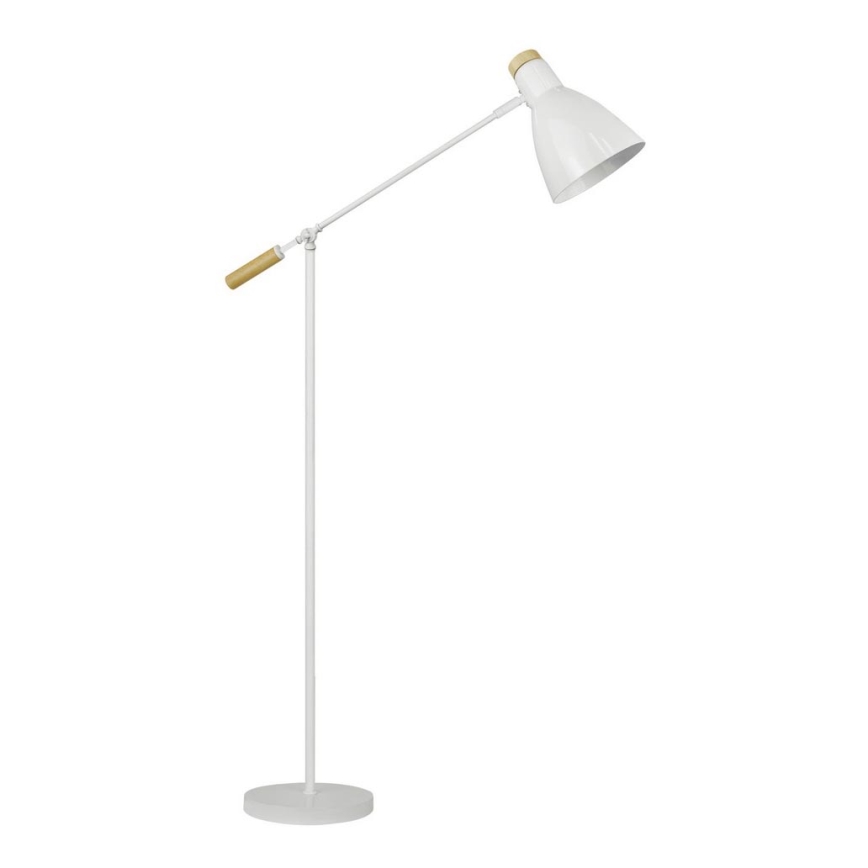 Zuma Line - Candeeiro de chão 1xE27/60W/230V branco/pinho
