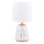 Zuma Line - Candeeiro de mesa 1xE14/40W/230V branco/dourado/decoração em mármore